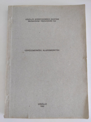 V�radi J�nos, Dr. Vas Attila - G�p�szm�rn�ki alapismeretek