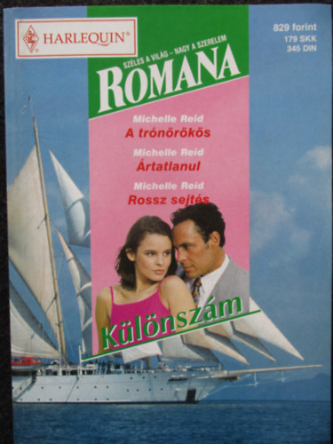 Michelle Reid - Romana 8. ( A tr�n�r�k�s, �rtatlanul, Rossz sejt�s)