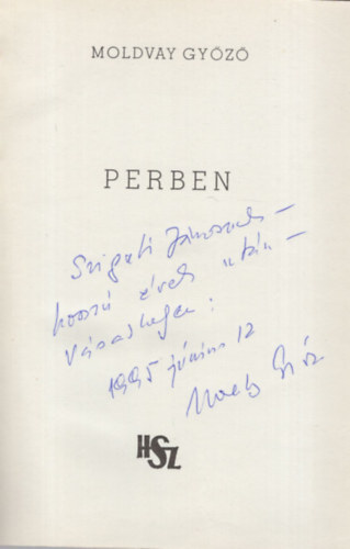 Moldvay Gy�z� - Perben- dedik�lt- versek