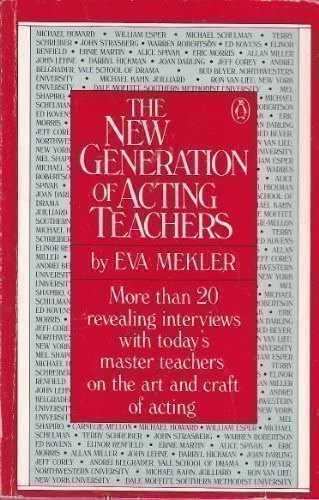 Eva Mekler - The new generation of acting teachers (A színésztanárok új generációja) ANGOL NYELVEN