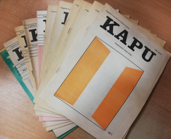 Kapu (F�ggetlen kultur�lis �s k�z�leti foly�irat) 1990. 1-12. sz�m (teljes �vf.)