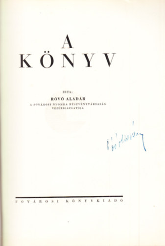 Rv Aladr - A knyv + A bet (2 m)