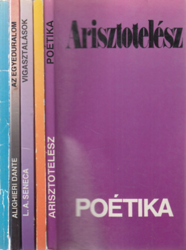 Arisztotel�sz, Machiavelli, L.A. Seneca, A. Dante, Ferenczi S�ndor - 5 db. filoz�fia (Po�tika + A fejedelem + Vigasztal�sok + Az egyeduralom + L�lekgy�gy�szat)