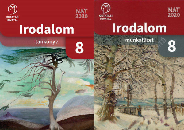 Radczn Blint Ildik - Irodalom 8. Tanknyv + Munkafzet (2 ktet)