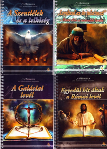Frank Hasel, Robert McIver, Carl P. Cosaert - 4 db 2017. évi Bibliatanulmányok január- december (Teljes): A Szentlélek és a lelkiség + " Legeltesd az én juhaimat!" - Péter első és második levele + A Galáciai levél + Egyedül hit által: a Római levél