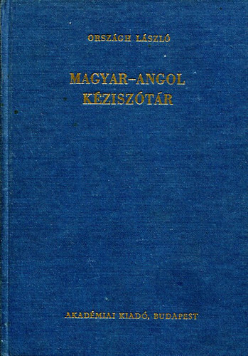 Országh László - Magyar-angol kéziszótár