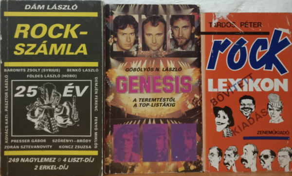 Dm Lszl, Gblys N. Lszl, Tardos Pter - Rock trtneti knyvcsomag