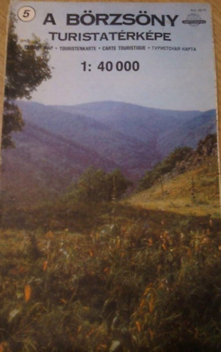 A B�rzs�ny turistat�rk�pe (1:40 000)