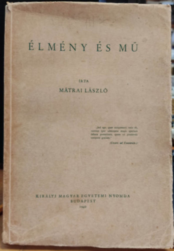 MTRAI LSZL - lmny s m