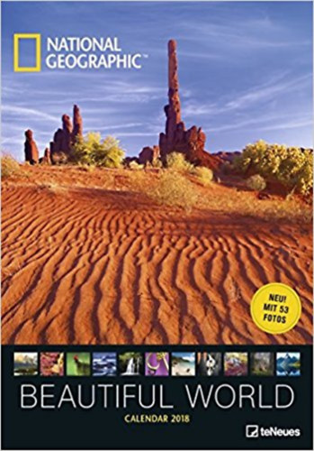 National Geographic Beautiful World 2018 Wandkalender: Wochenkalender