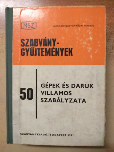 Gpek s daruk villamos szablyzata