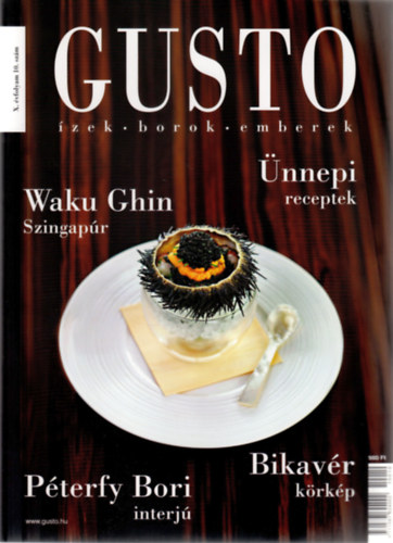 Kvri Zoltn felels kiad - Gusto (zek - Borok - Emberek) - X. vf. 10. szm