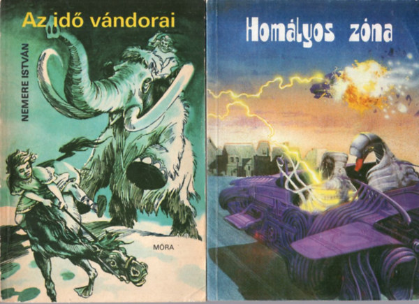 Szentmihlyi Szab Pter, Nemere Istvn - 2 db sci-fi: Az id vndorai + Homlyos zna
