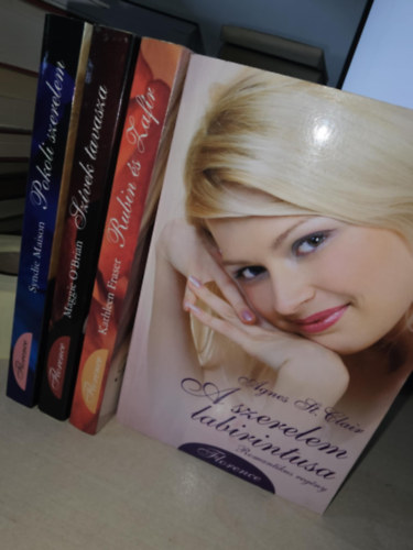 Sydnie Maison, Maggie O'Brian, Kathleen Fraser, Agnes St. Clair - 4db romantikus ktet, KNYVMENT AJNLAT: Pokoli szerelem+ Szvek tavasza+ Rubin s zafr+ A szerelem labirintusa