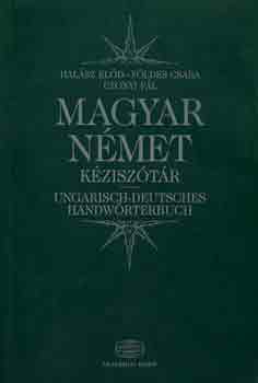 Halász-Földes-Uzonyi - Magyar-német kéziszótár