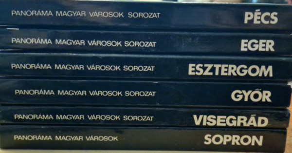Csorba Csaba, Wellner István, Cziglényi László, Cseke László, Czellár Katalin - 6db Panoráma magyar városok sorozat.