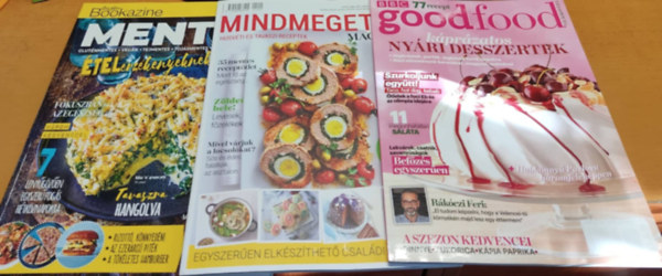 3 db Gasztronmiai magazin (rszletesen a tartalomnl)