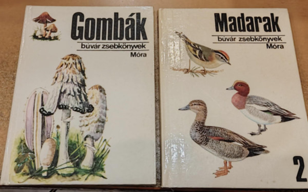 Dr. Kalmr  Zoltn, Keve Andrs - 2 db Bvr zsebknyv: Gombk + Madarak 2.