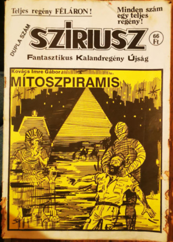Dr. Horváth Sándor (szerk.) - Szíriusz 1. szám