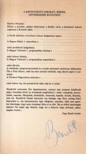 Nagy Bandó András - Úton-útfélen