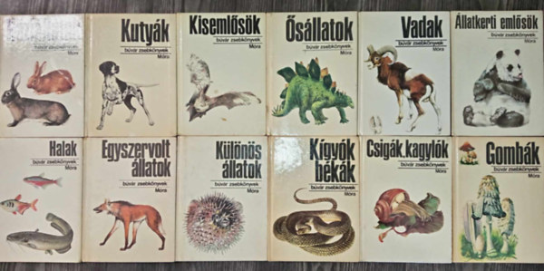 Bvr Zsebknyvek - (12db) Bvr zsebknyvek az llatvilgrl: Hzillatok / llatkerti emlsk / Csigk, kagylk / Kgyk, bkk / Llns llatok / Egyszervolt llatok / Halak / Vadak / sllatok / Kisemlsk / Kutyk / Gombk