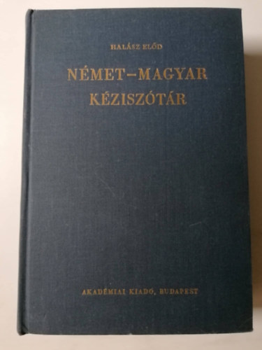 Halsz Eld - Nmet- magyar kzisztr