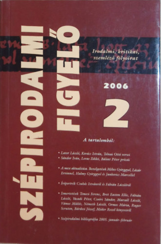 Sz�pirodalmi Figyel� 2006/2.