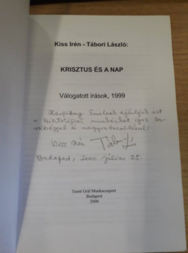 Kiss Irn-Tbori Lszl - Krisztus s a Nap