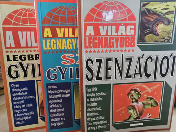 A világ legbrutálisabb gyilkosai + A világ Legnagyobb Szexgyilkosai + A világ legnagyobb szenzációi