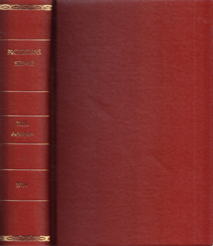 Protestáns Szemle XLIII. évfolyam, 1934