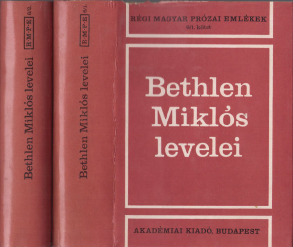 Bethlen Mikls - Bethlen Mikls levelei 6. ktet I-II.