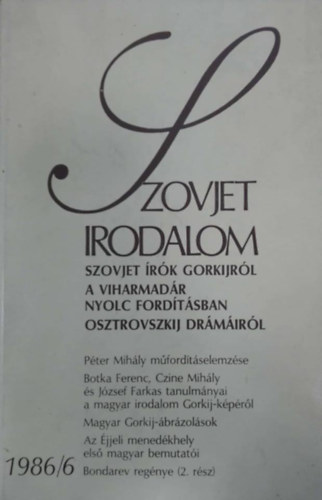 Szovjet Irodalom 1986/6