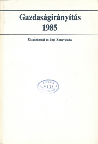 Pulai Mikls - Gazdasgirnyts 1985