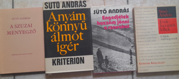 St Andrs - 4 db St Andrs m: Engedjtek hozz jnni a szavakat, Anym knny lmot gr, ve - hazajr lelkek, A szuzai menyegz