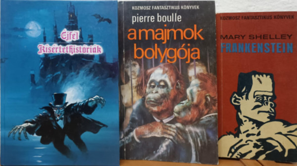 Mary Shelley, Pierre Boulle - Krimi - Horror könyvcsomag