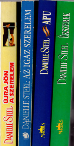 Danielle Steel - 4 db Danielle Steel könyv ( Kalandvágy + Öt nap Párizsban + Derült égből + Egyszer az életben )