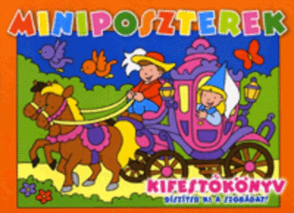 Miniposzterek - Kifestknyv (narancs) - Dsztsd ki a szobdat!