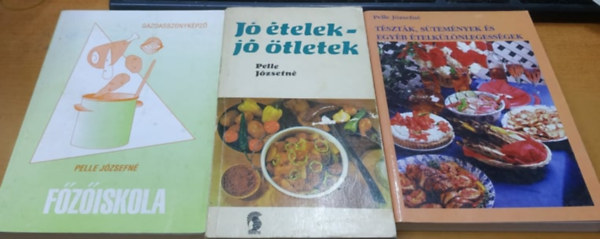 Pelle Jzsefn - 3 db Pelle Jzsefn: Fziskola; J telek - j tletek; Tsztk, stemnyek s egyb telklnlegessgek