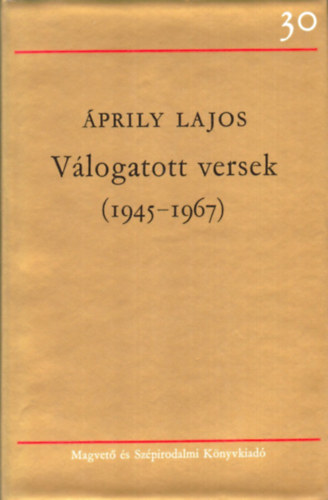 �prily Lajos - �prily Lajos V�logatott versek (1945-1967)