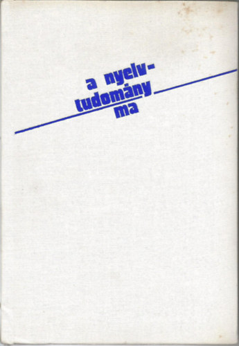Szpe Gyrgy - A nyelvtudomny ma
