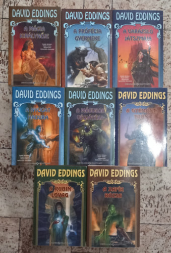 David Eddings - 8db k�tet: 5 db Belgariad ciklus+ 3 db Elenium tril�gia