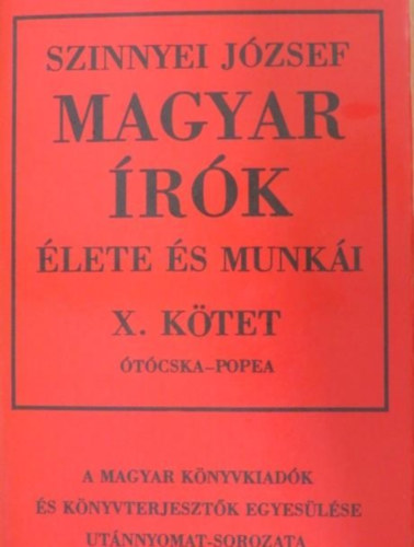 Guly�s P�l - Magyar �r�k �lete �s munk�i X.