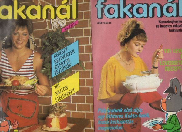 Tiszai Lszl (szerk.) - Fakanl ( 6 db egytt ) 1. 101 sajtos  telrecept, 2. 101 leves s levesbett receptje 3. 101 gyorsan elkszthet tel receptje, 4. 101 telrecept,  5. 101recept vendgvrshoz, 6. 101 burgonys tel receptje