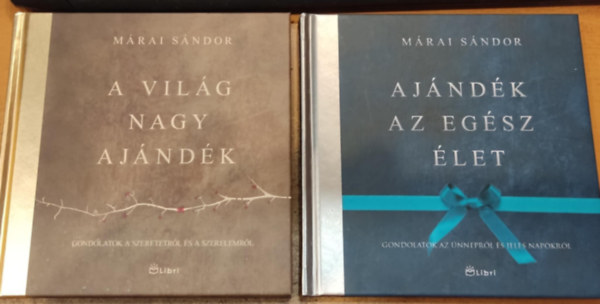 Mrai Sndor - 2 db Mrai Sndor: A vilg nagy ajndk + Ajndk az egsz let