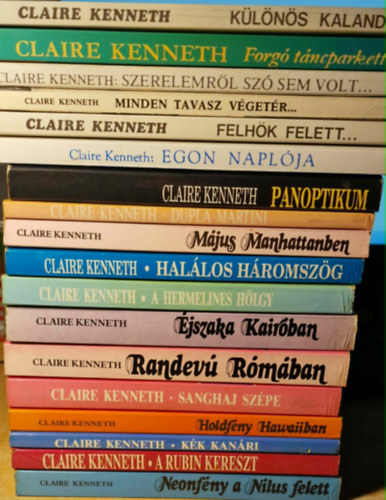 Claire Kenneth - 18db Claire Kenneth k�nyvek.