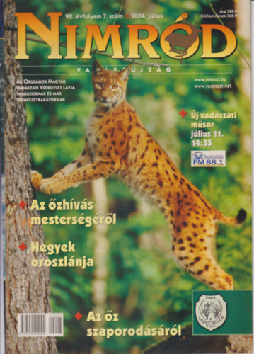Dr. Zoltn Attila - Nimrd vadszjsg 2004. jlius - 92. vfolyam 7.