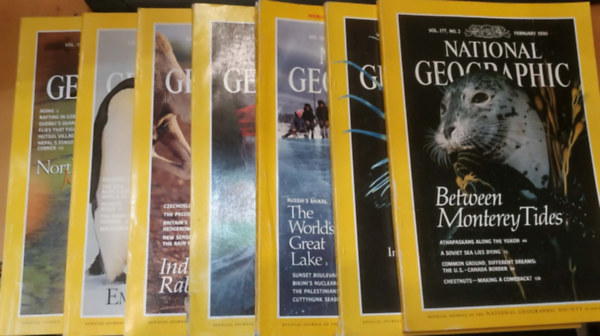 National Geographic Society - 7 db National Geographic 1985 (Lapsz�mok a term�klapon)