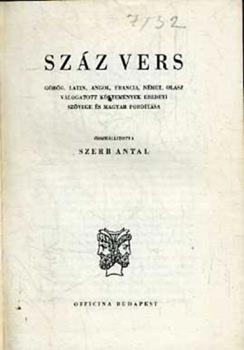 Szerb Antal - Száz vers