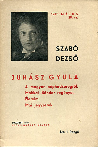 Szab Dezs - Juhsz Gyula (Szab Dezs fzetek 28.)