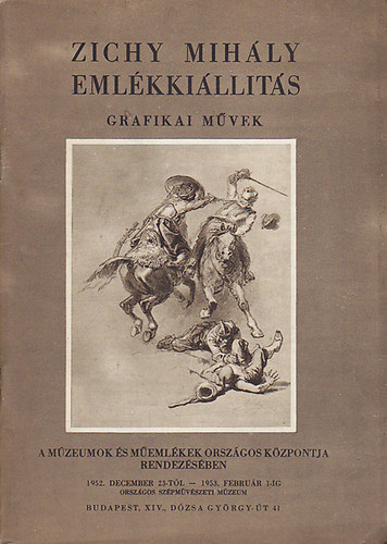 Zichy Mihly emlkkillts - grafikai mvek